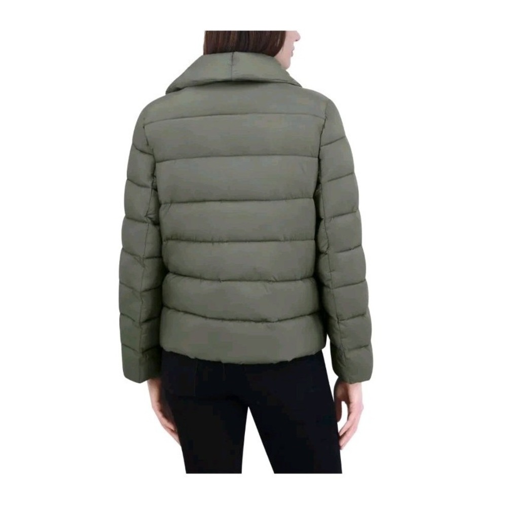 Tahari Ladies' Asymmetrical Puffer Jacket, M Brand New - Picture 3 of 3